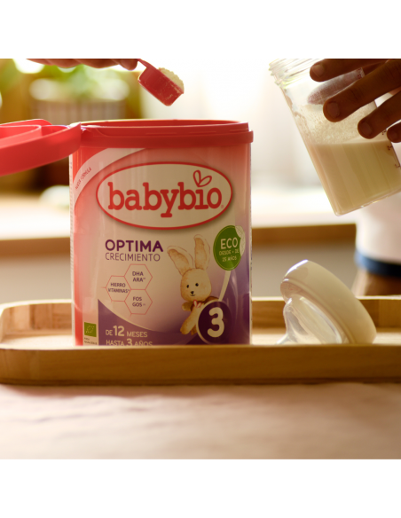 OPTIMA 3: Leche de vaca. Fórmula de crecimiento específica