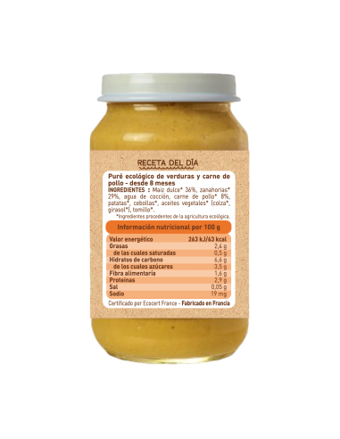 Pote de Legumes e Frango