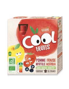 Cool Fruits de Manzana, Fresa y Arándano