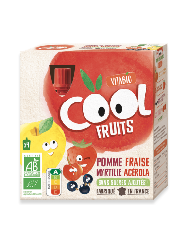 Cool Fruits de Manzana, Fresa y Arándano