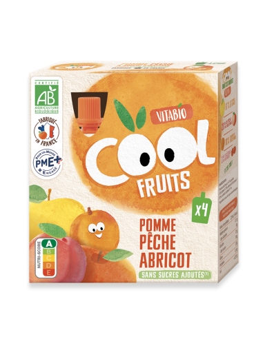 Cool Fruits de Manzana, Melocotón y Albaricoque