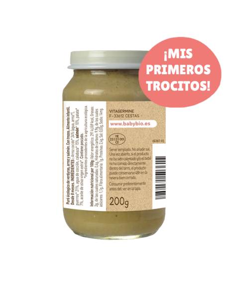 Trocitos de Risotto con Puerros y Salmón INFO Trocitos de Risotto con Puerros y Salmón INFO