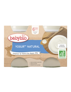 Yogur natural con leche de vaca