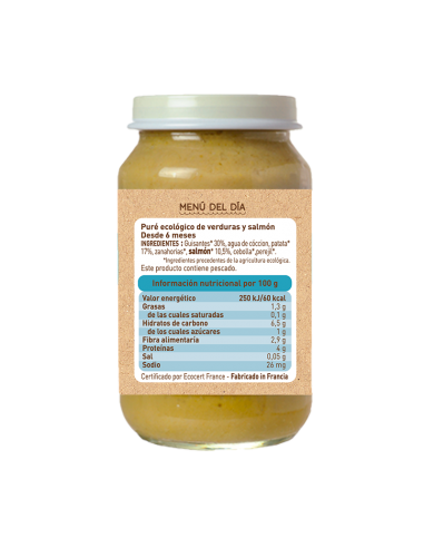 Pote de Legumes e Salmão