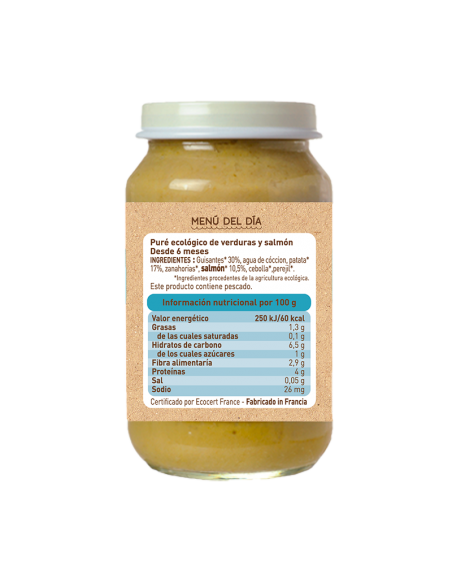 Pote de Legumes e Salmão