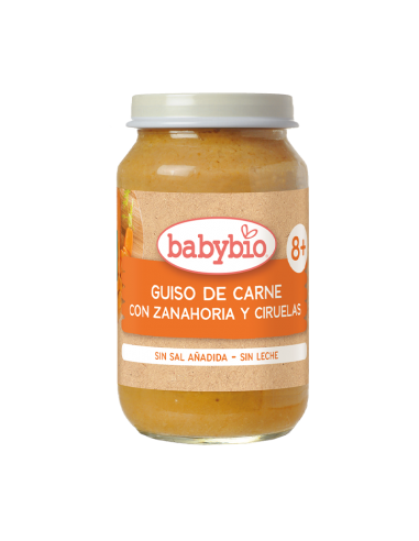 Tarrito de Guiso de Carne con Zanahoria y Ciruela