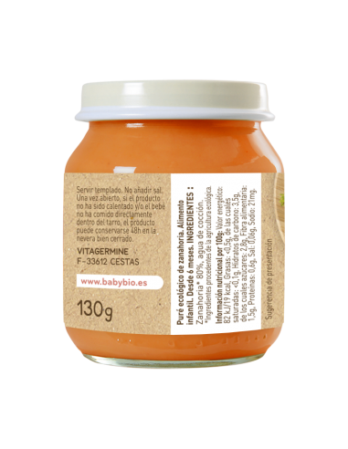 Tarrito de Zanahoria INFO