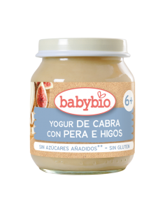 Yogur de Pera e Higos con leche de cabra