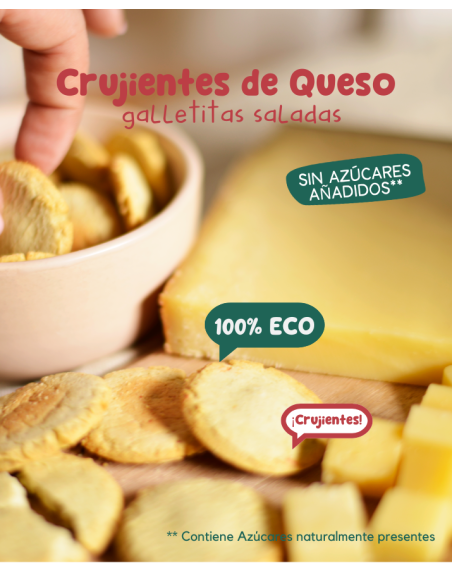 Crujientes de Queso - Snack Saludable