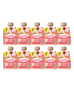 Pack 10x Pouch Fresa, Manzana y Vainilla