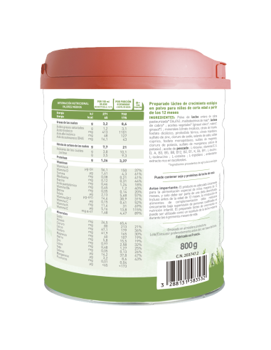 CAPREA 3: Leite de cabra. Fórmula de crescimento
