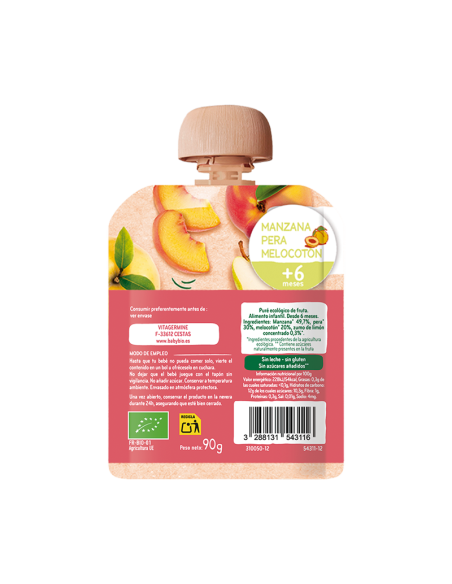 Pouch Manzana Pera Melocotón