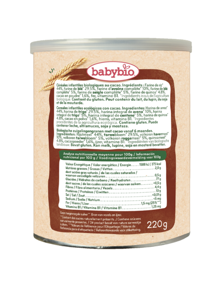 5 Cereales con Cacao Trasera 2 5 Cereales con Cacao Trasera 2