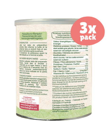 Pack 3x 5 Cereais 2 Frutas