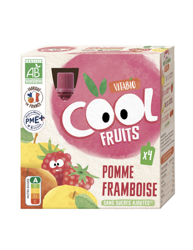 Cool Fruits Manzana, Frambuesa y Plátano