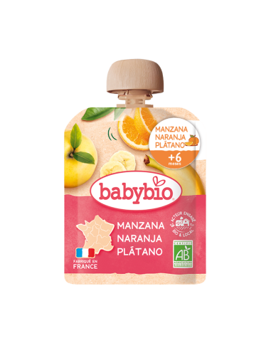 Pouch Manzana Naranja Plátano