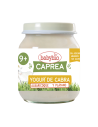 Yogur de albaricoque y plátano con leche de cabra