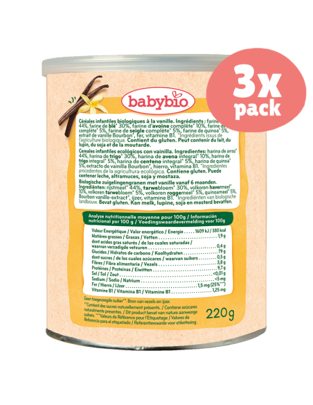Pack 3x 5 Cereales con Vainilla