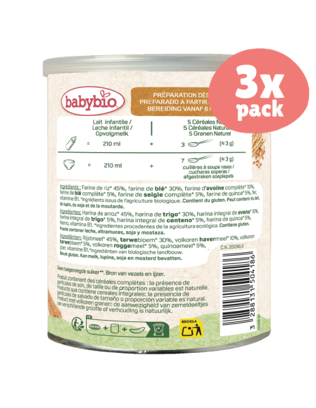 Pack 3x 5 Cereais