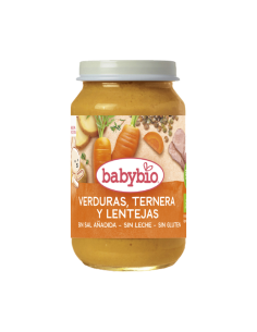 Potito de Verduras, Ternera y Lentejas