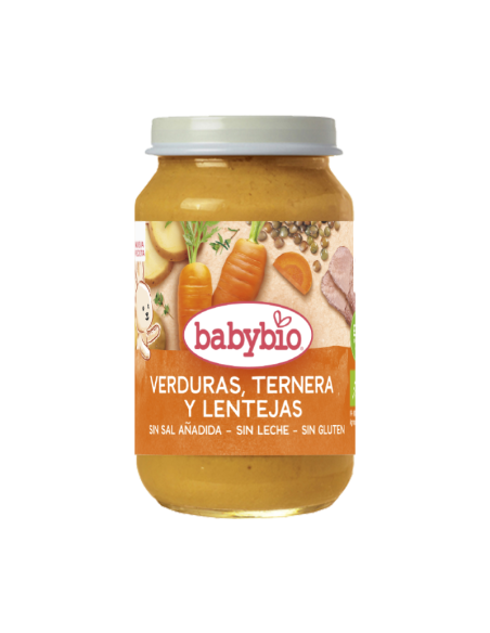 Potito de Verduras, Ternera y Lentejas