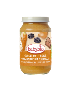 Tarrito Guiso de Carne con Zanahoria y Ciruelas