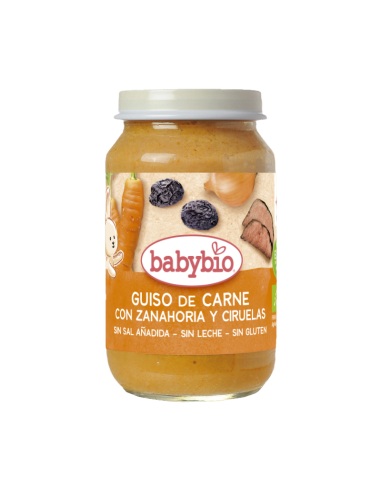 Tarrito Guiso de Carne con Zanahoria y Ciruelas