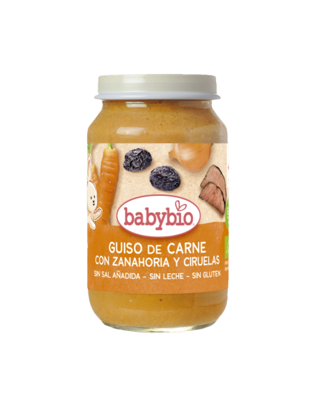 Tarrito Guiso de Carne con Zanahoria y Ciruelas
