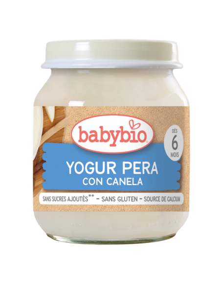 Yogur de pera con leche de vaca Yogur de pera con leche de vaca